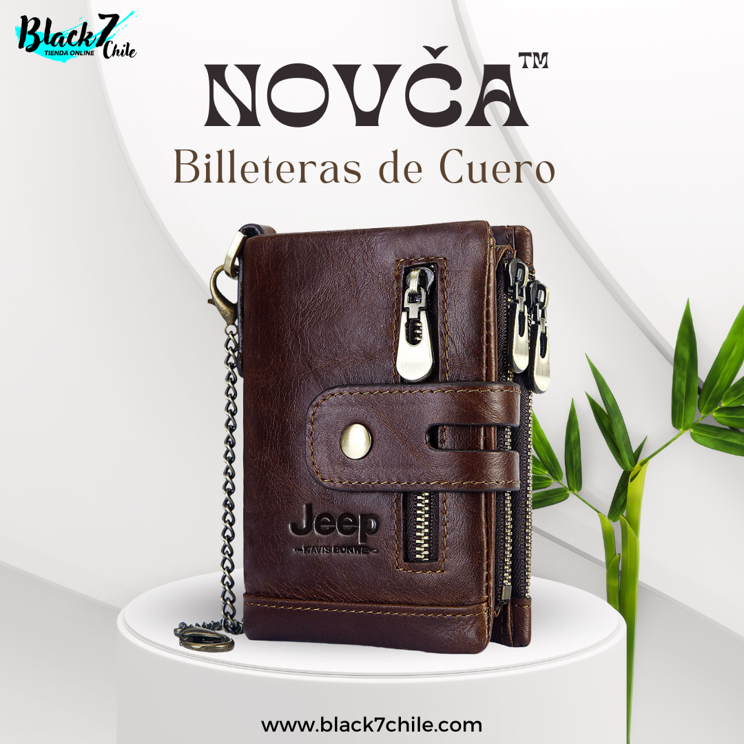 NOVČA™ Billeteras Cuero